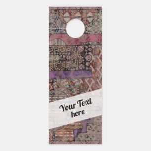 Abstract Ethno Pattern - Folklore Art 1 Door Hanger