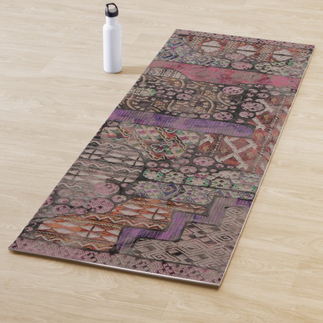 Abstract Ethno Pattern - Folklore Art 1 Yoga Mat (In Situ)