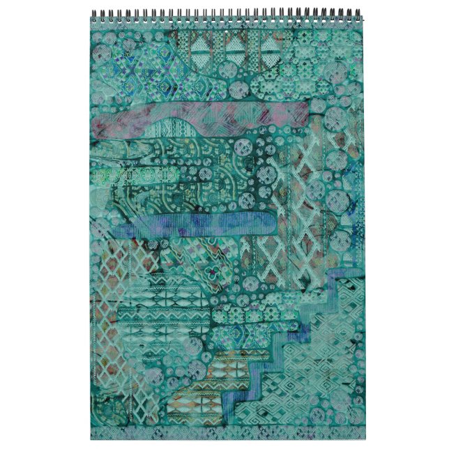 Abstract Ethno Pattern - Folklore Art 2 Calendar (Cover)