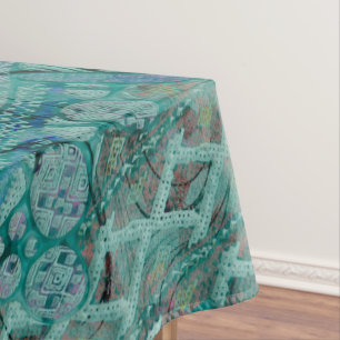 Abstract Ethno Pattern - Folklore Art 2 Tablecloth