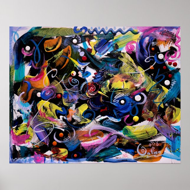 Abstract Etude 062426 Poster (Front)