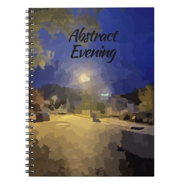 Abstract Evening Notebook  (Front)