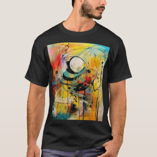 Abstract explosion of vibrant colours and dynamic  T-Shirt