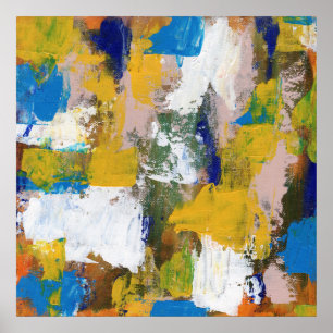 Abstract Expression #11 by Michael Moffa Poster