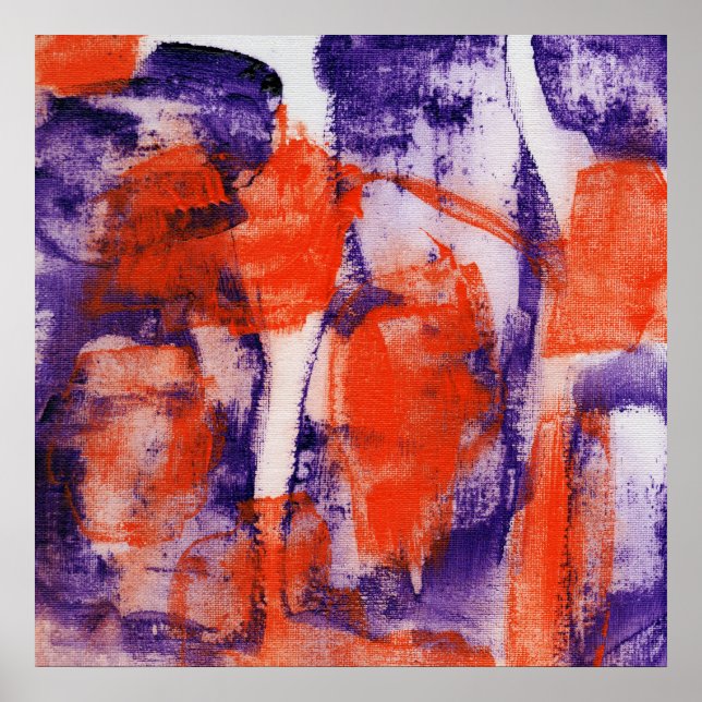 Abstract Expression #12 by Michael Moffa Poster (Front)