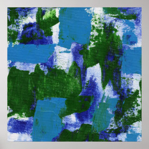 Abstract Expression #4 by Michael Moffa Poster
