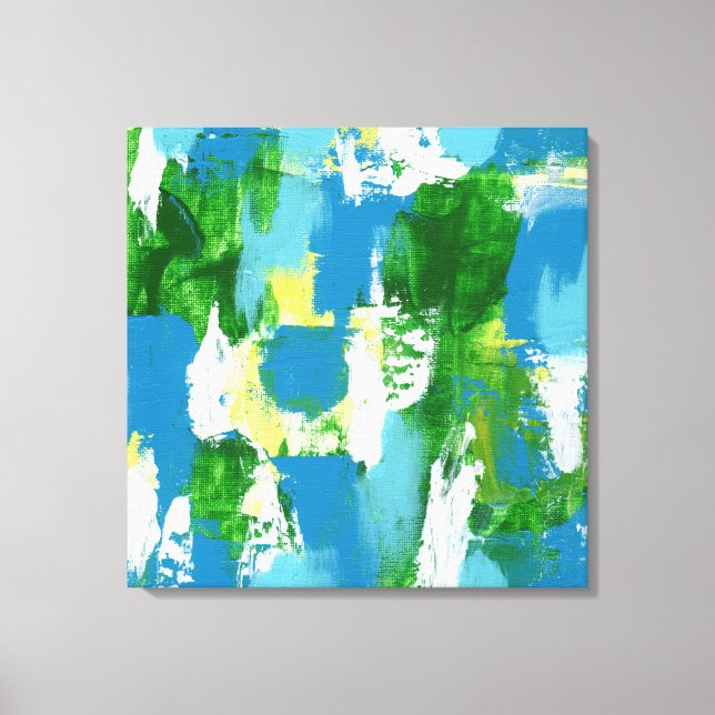 Abstract Expression #5 by Michael Moffa Canvas Print (Front)