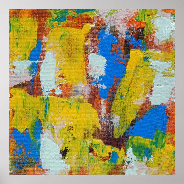 Abstract Expression #8 by Michael Moffa Poster (Front)