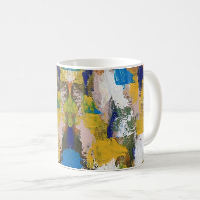 Abstract Expression No. 11 by Michael Moffa Coffee Mug (Front Right)