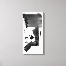Abstract Expressionism Black White