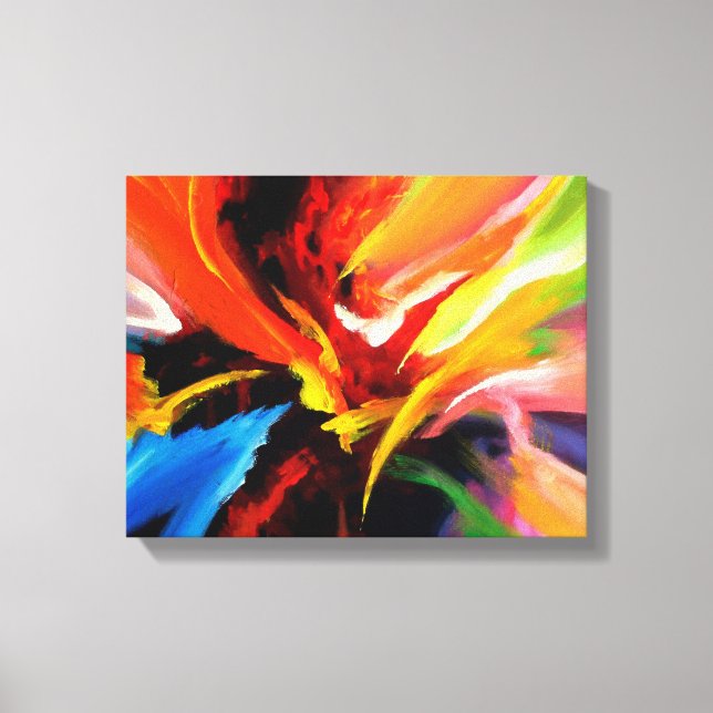 Abstract Expressionism Canvas Print (Front)