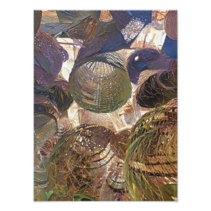 Abstract Expressionism Earth Tones and Texture Photo Print