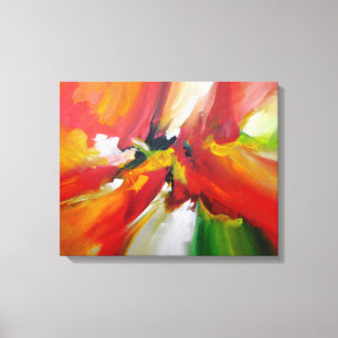 Abstract Expressionism Painting Canvas Print