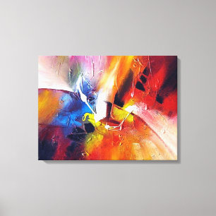 Abstract Expressionism Painting Canvas Print