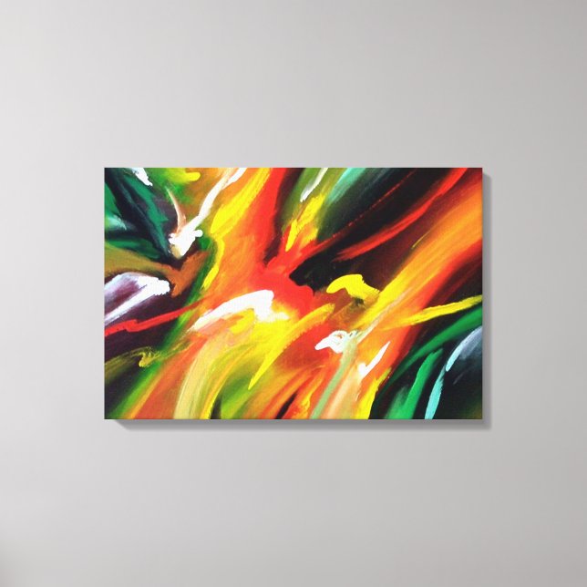 Abstract Expressionism Painting Canvas Print (Front)