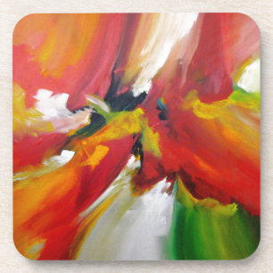 Abstract Expressionism Painting Coaster