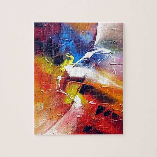 Abstract Expressionism Painting Jigsaw Puzzle (Vertical)