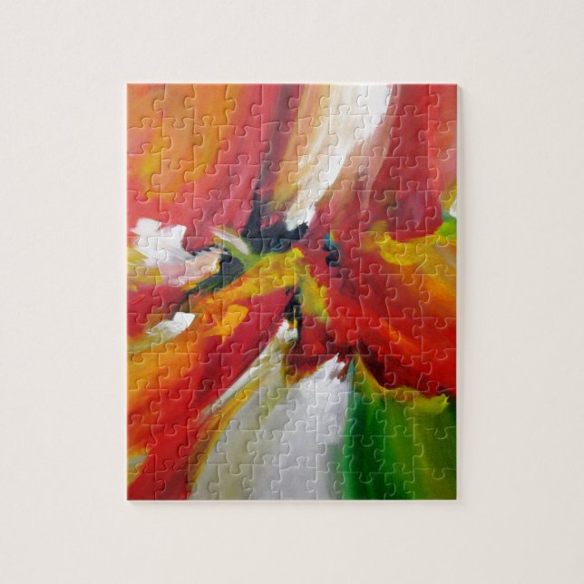 Abstract Expressionism Painting Jigsaw Puzzle (Vertical)