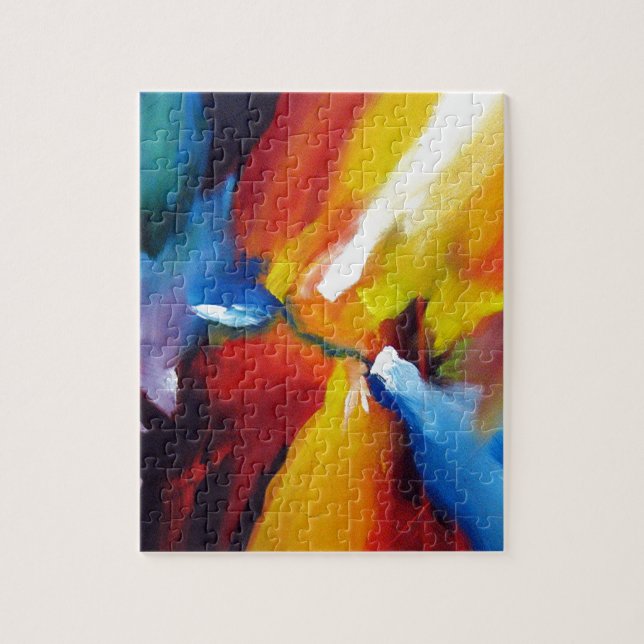 Abstract Expressionism Painting Jigsaw Puzzle (Vertical)