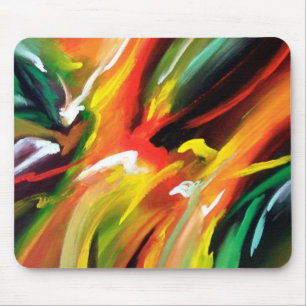 Abstract Expressionism Painting Mouse Mat