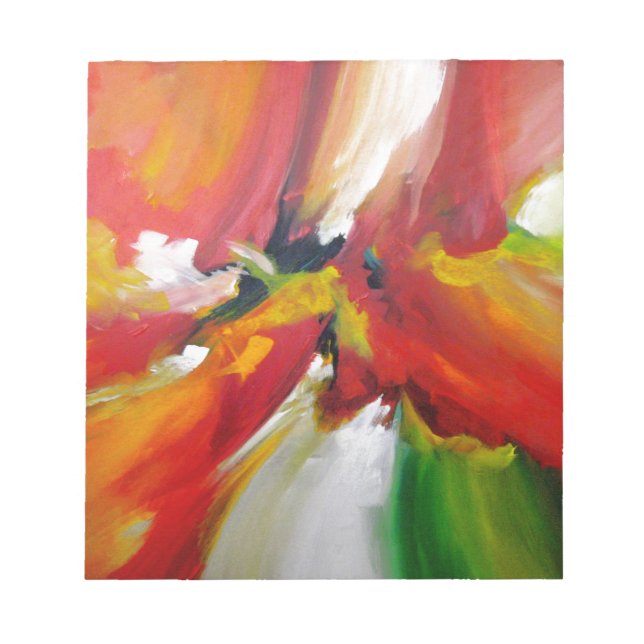 Abstract Expressionism Painting Notepad (Front)