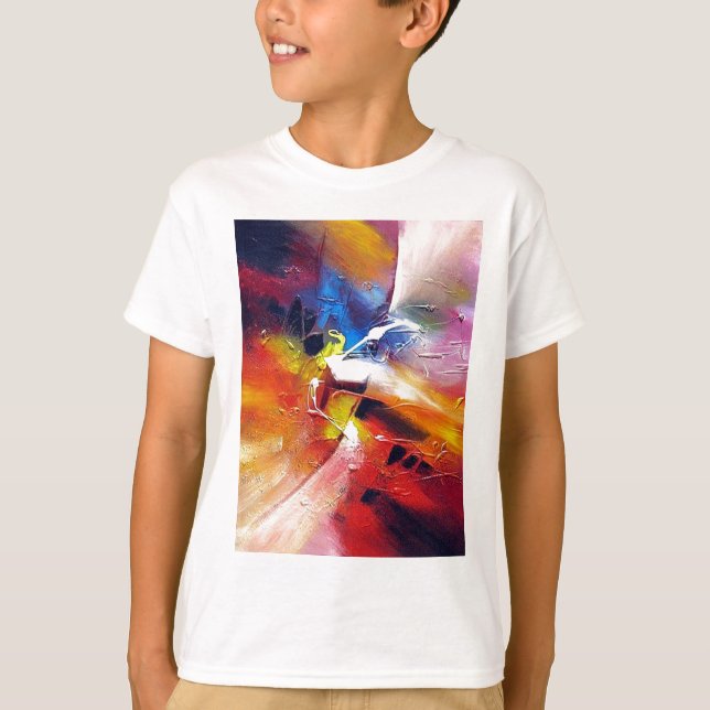 Abstract Expressionism Painting T-Shirt (Front)