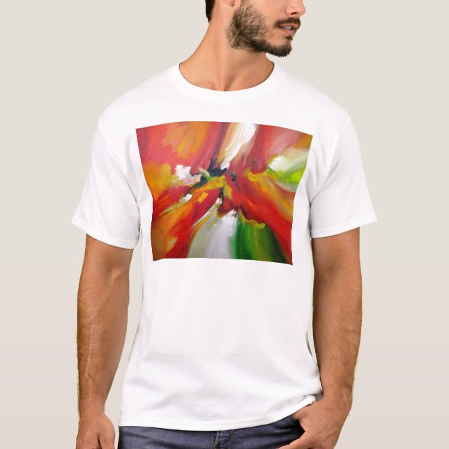Abstract Expressionism Painting T-Shirt (Front)