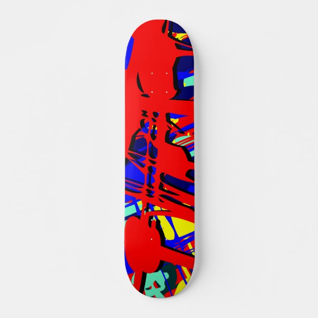 Abstract Expressionist 03 Skateboard (Front)