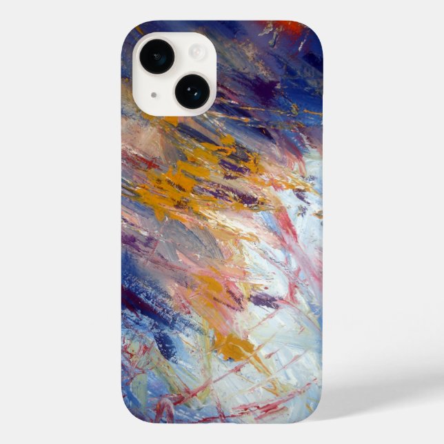Abstract Expressionist Artwork Case-Mate iPhone Case (Back)
