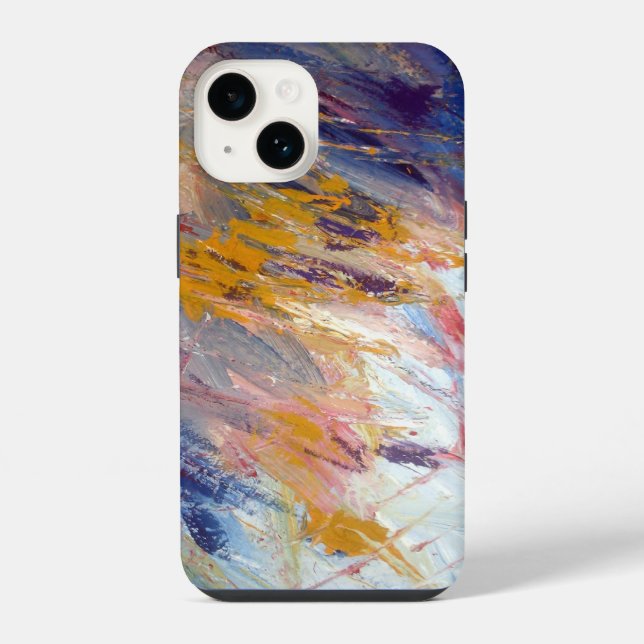 Abstract Expressionist Artwork iPhone Case (Back)