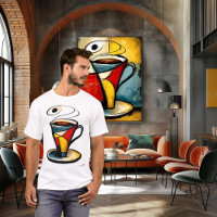 Abstract Expressionist Coffee Cup | Modern Symbol