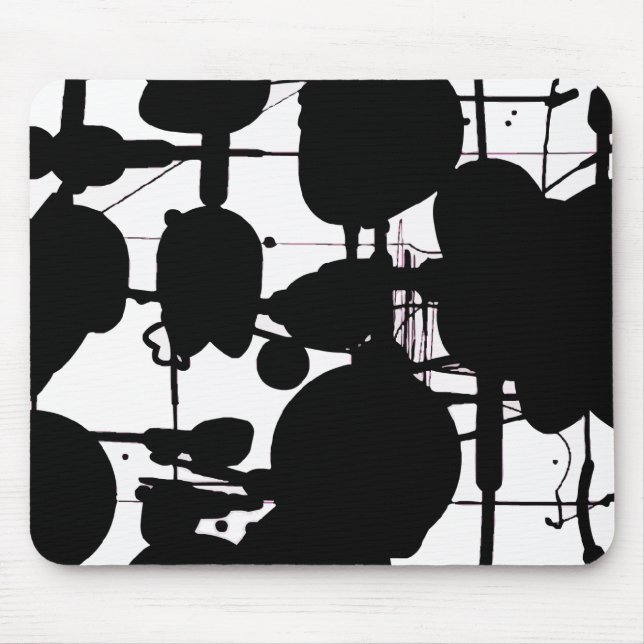Abstract Expressionist Mouse Mat (Front)