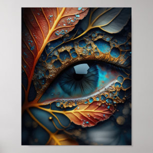 Abstract eye design  poster