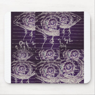 Abstract eye mouse mat