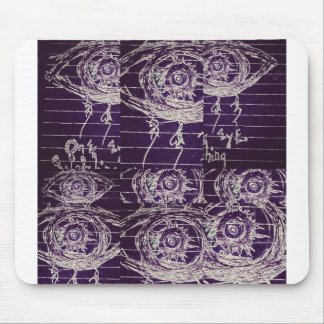 Abstract eye mouse mat