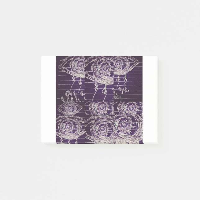 Abstract eye post-it notes (Front)