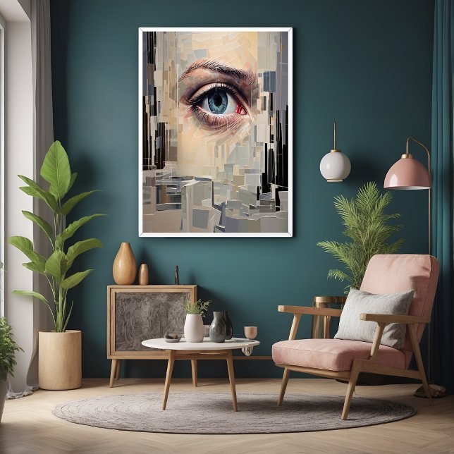 Abstract Eye – Surreal Geometric Vision Art Poster (Creator Uploaded)