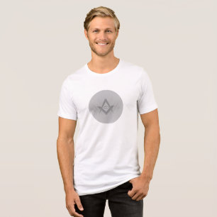Abstract Eye Symbol Men’s T-Shirt – Minimalist Art Tri-Blend Shirt