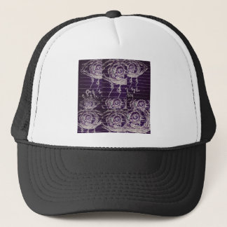 Abstract eye trucker hat