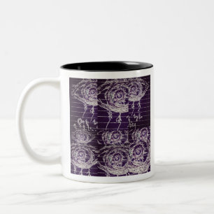 Abstract eye Two-Tone coffee mug