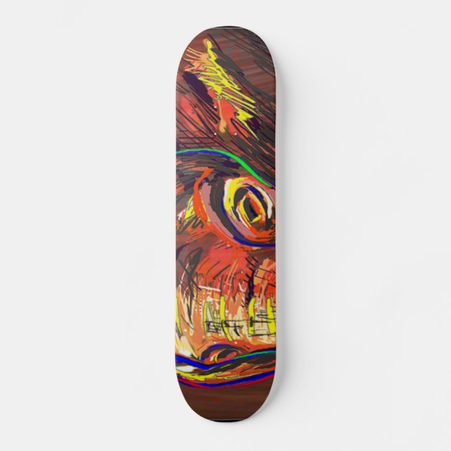 Abstract Eyes Skateboard (Front)