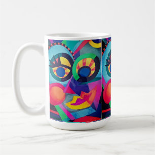 Abstract Face #2 Coffee Mug