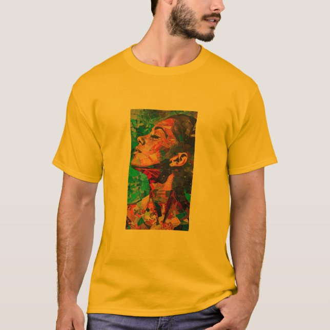 Abstract Face Art Men's T-Shirt (Front)