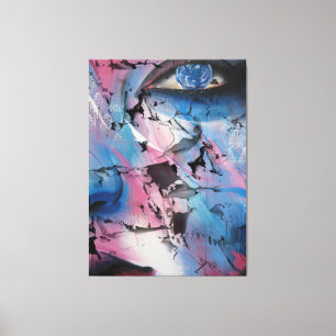 Abstract Face Canvas Print