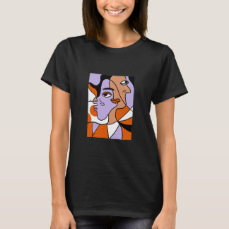 Abstract Face Colourful Cool Graffiti Whimsical Ar T-Shirt