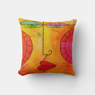 Abstract Face Cushion