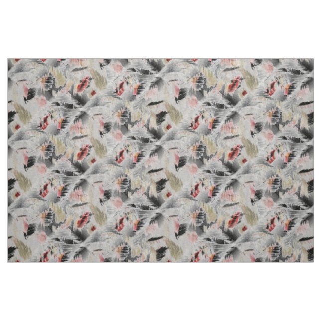 Abstract Face Design I (large print) Fabric (Fat Quarter)