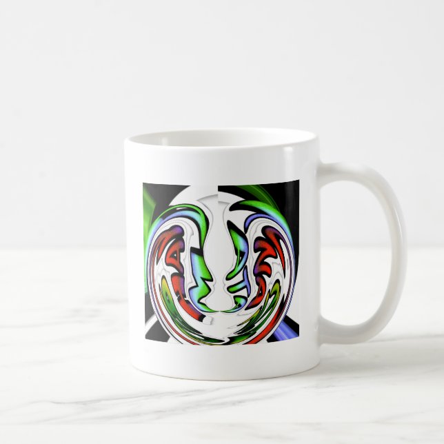 Abstract Face Hakuna Matata Art Print Coffee Mug (Right)