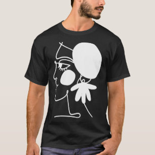Abstract Face One Line Women Men Kids Boys Girls T T-Shirt