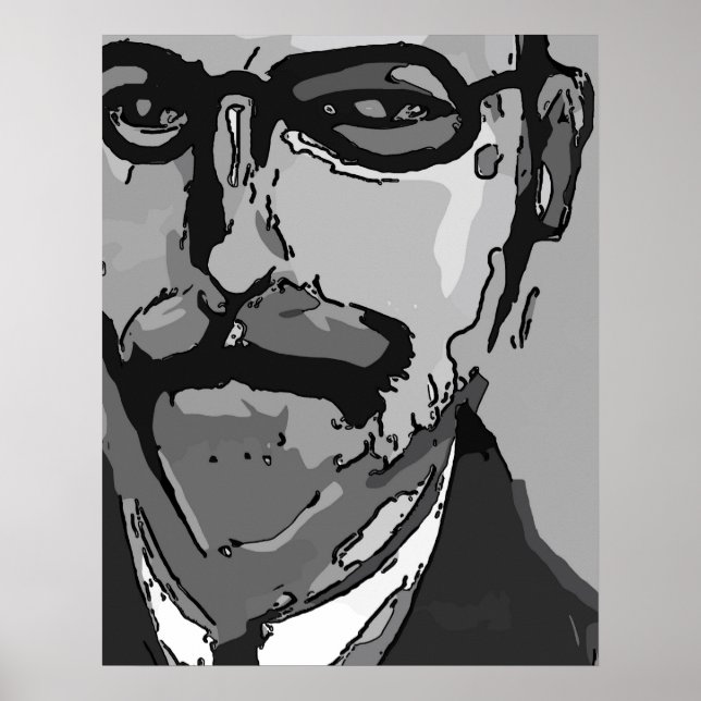 Abstract Face Poster (Front)